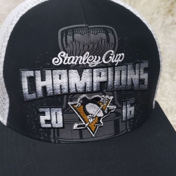 '47 PITTSBURGH PENGUINS STANLEY CUP CHAMP 2016 HAT - Picture 2 of 6